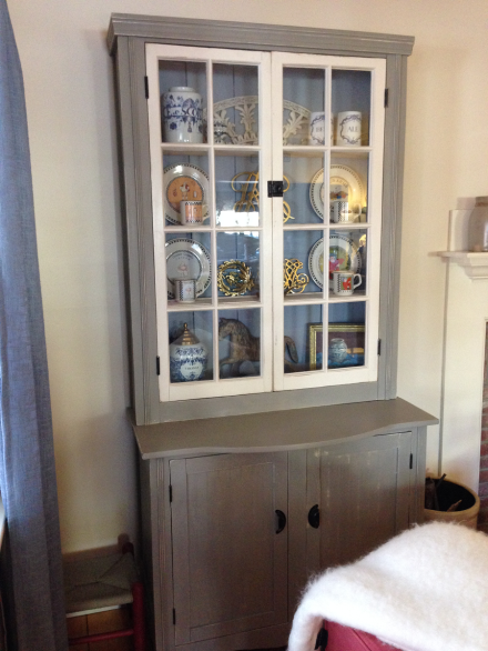 Painted Country Cupboard