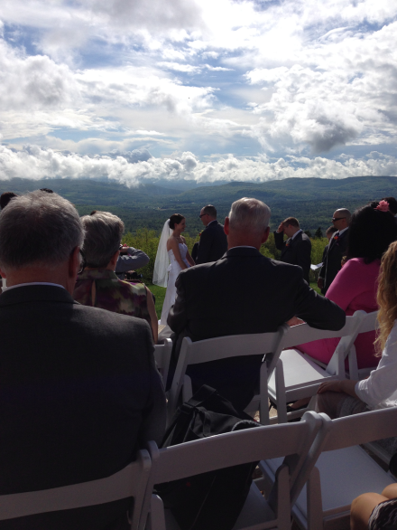 Wedding on Pinnacle Mountain