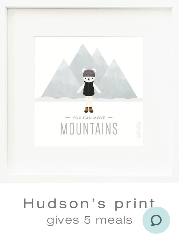Hudson the Polar Bear Print